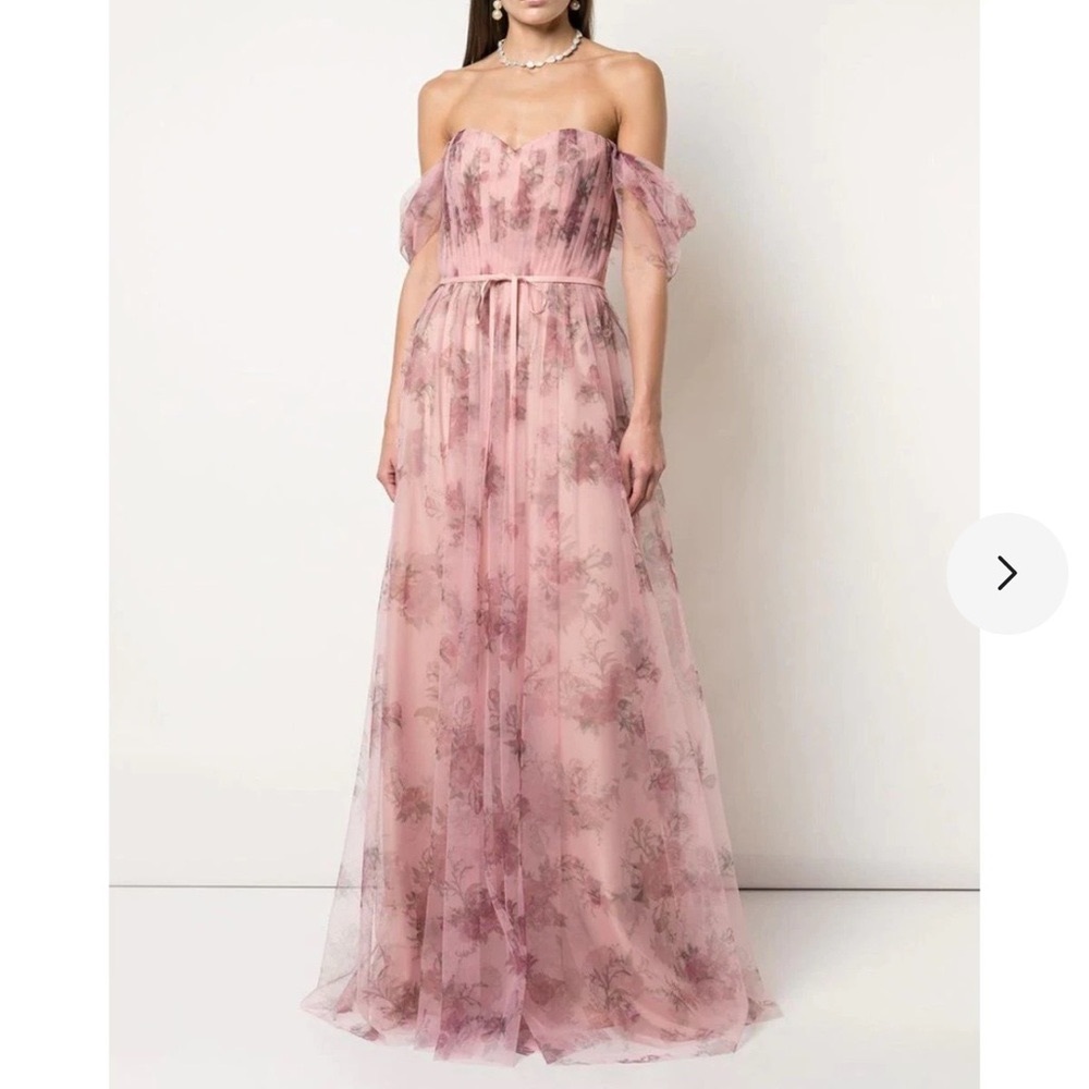 Marchesa Notte Bridesmaid Tulle Gown